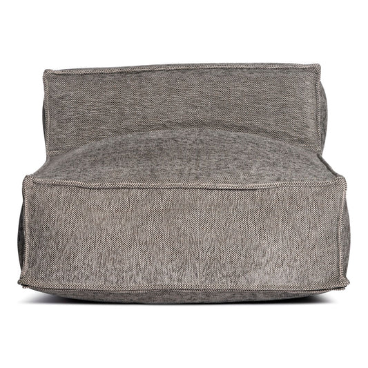 Silky Single Seat Pouf - Grey