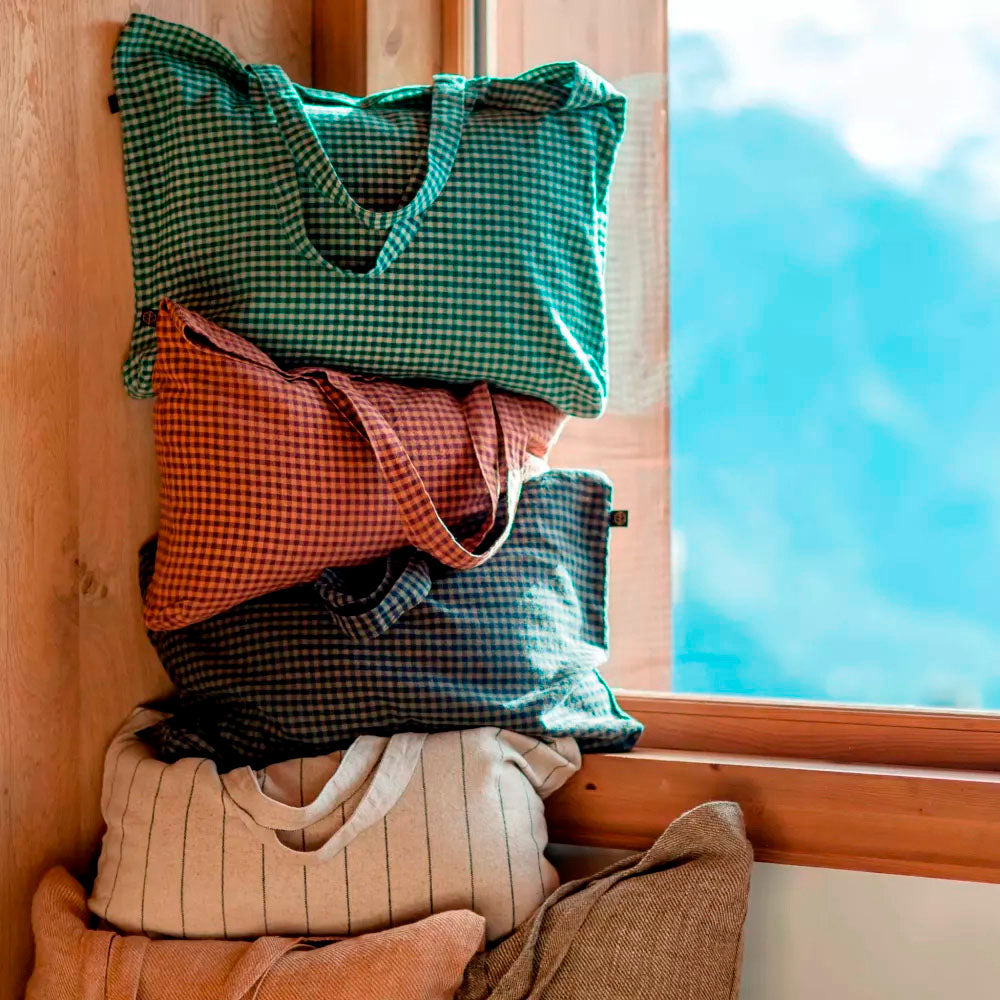 Cuba Beach Bag 60 x 35 cm - Celadon