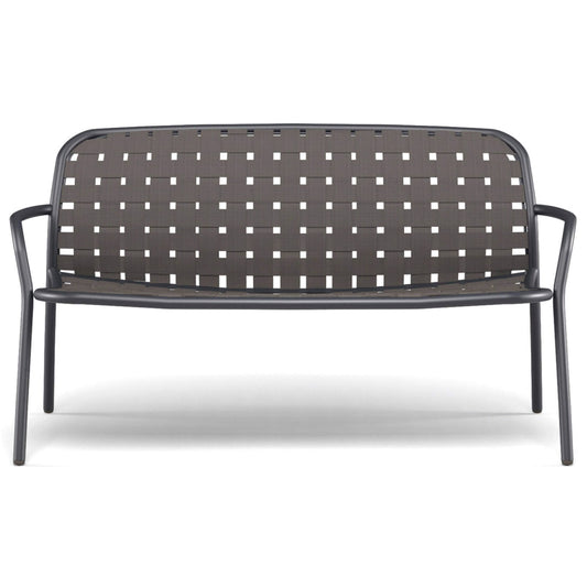 Yard 2-Seater Sofa - Black|Grey black