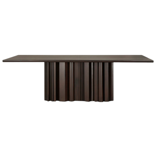 Sequence Dining Table - Mahogany Dark Brown