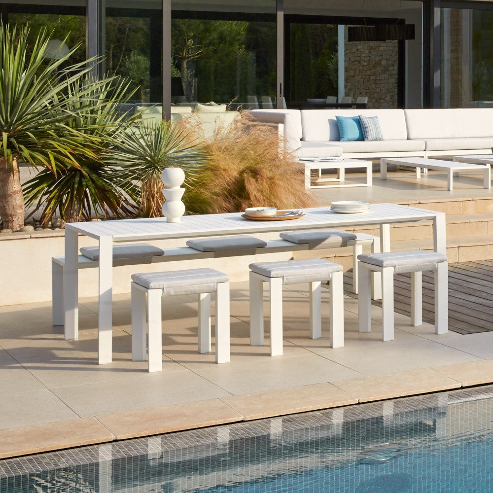 Metris Bench - White