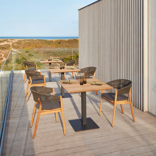 Alexa Bistro Table D 75x70 - Teak