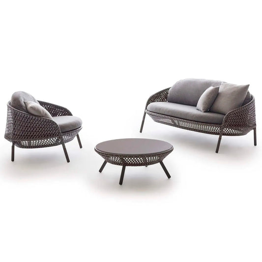 Ahnda Lounge Chair - White Quartz