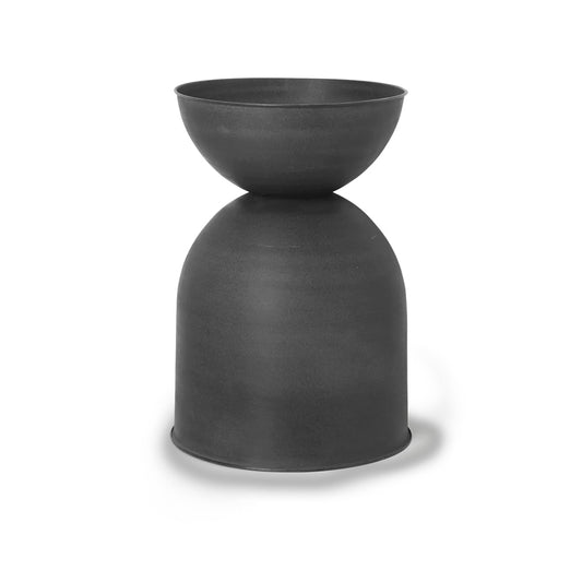 Hourglass Pot Medium - Black