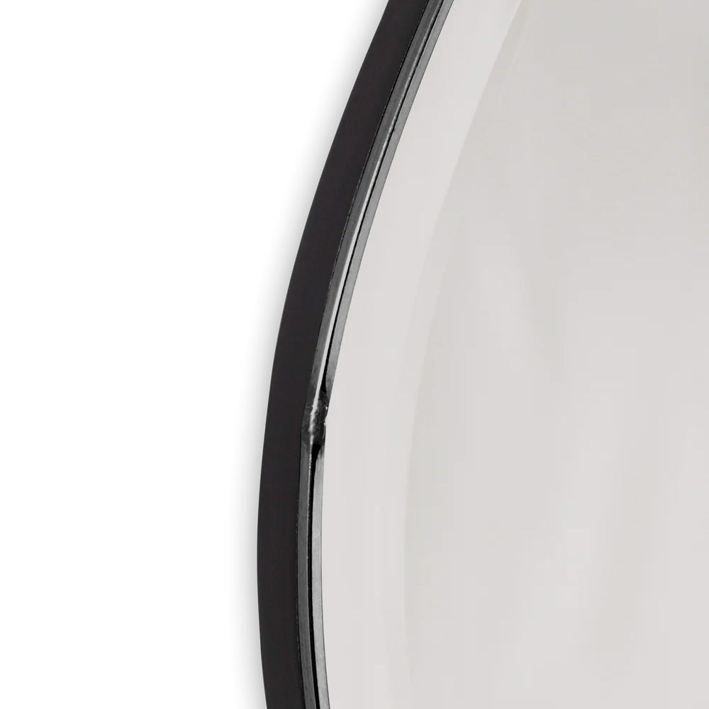 Pond Mirror Large - Dark Chrome