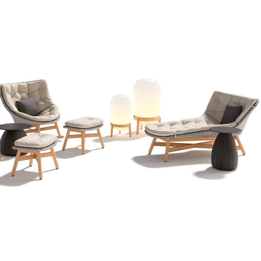 Mbrace Daybed with Teak Base - Arabica