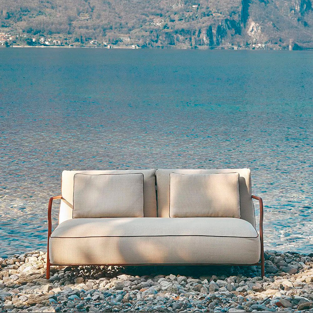 Salò 2-Seater Sofa with Seat and Backrest Cushion