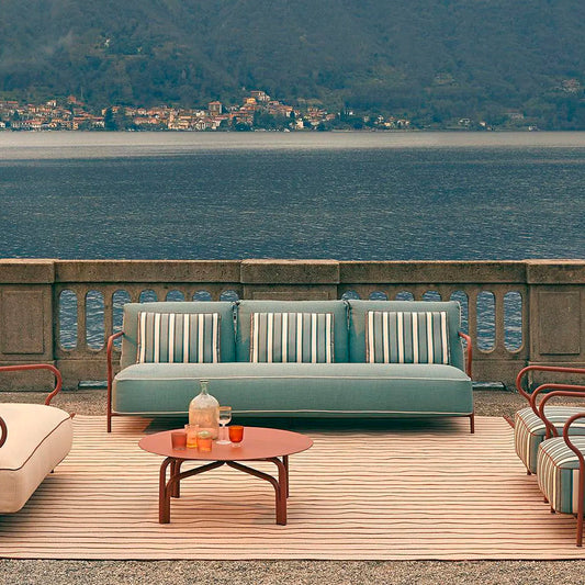 Salò 3-Seater Sofa with Seat and Backrest Cushion
