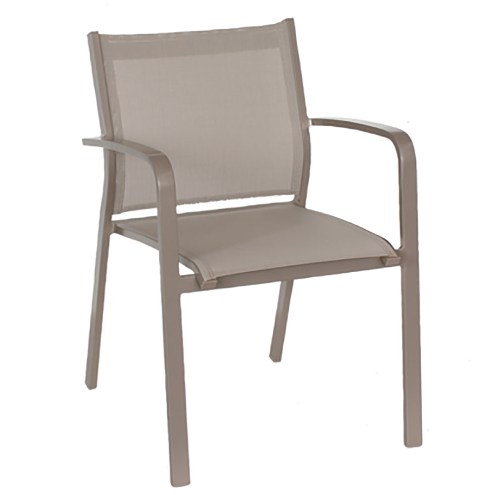 Gallis Stackable Armchair - Champagne khaki