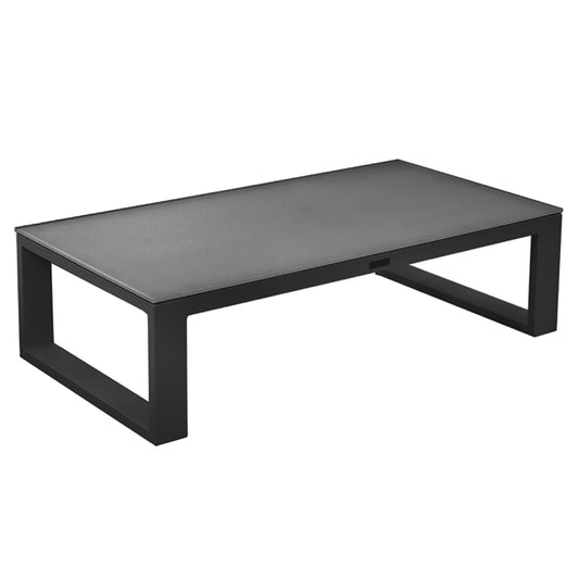 Belluno Rectangle Coffee Table - Charcoal matte gray