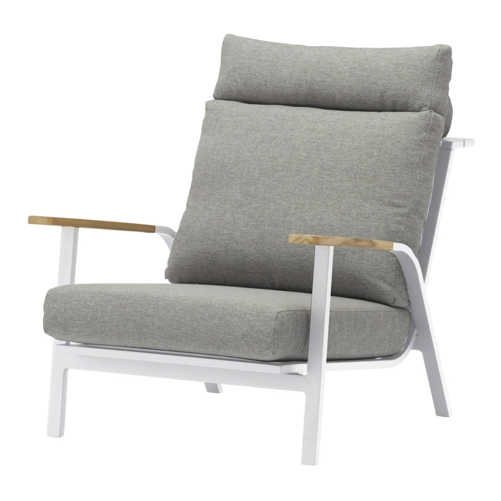 Dandy Armchair - White|Grey