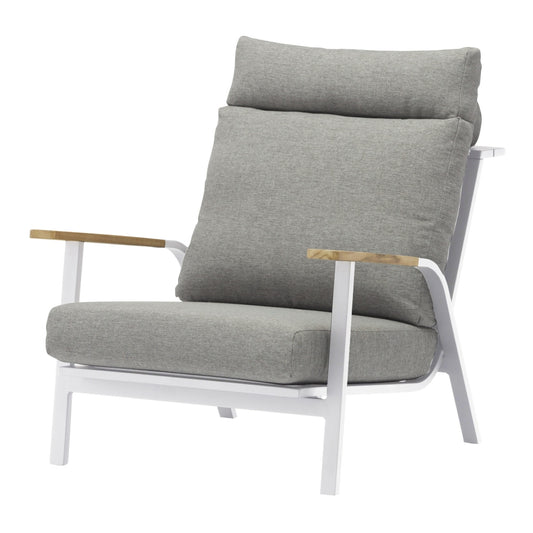Dandy Armchair - White|Grey