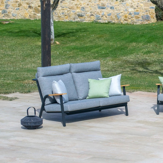 Dandy 2 Seat Sofa - White|Grey