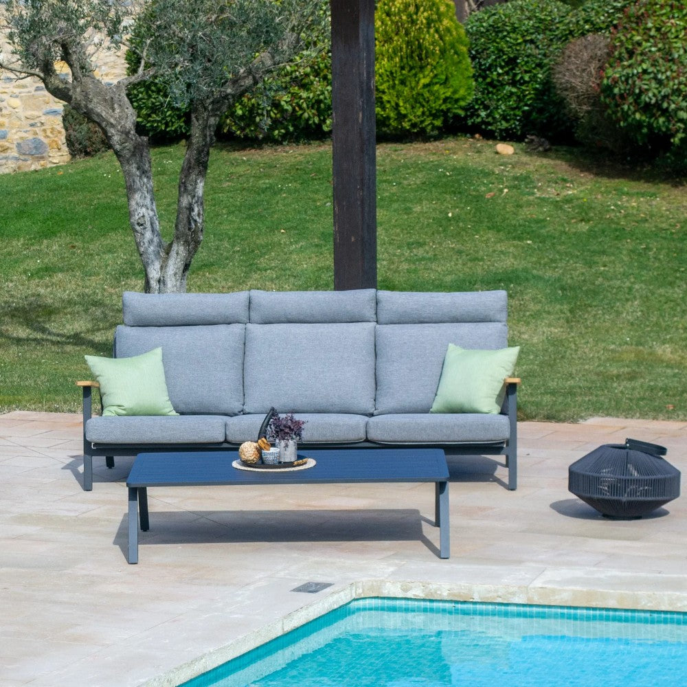 Dandy 3 Seat Sofa - Charcoal|Grey