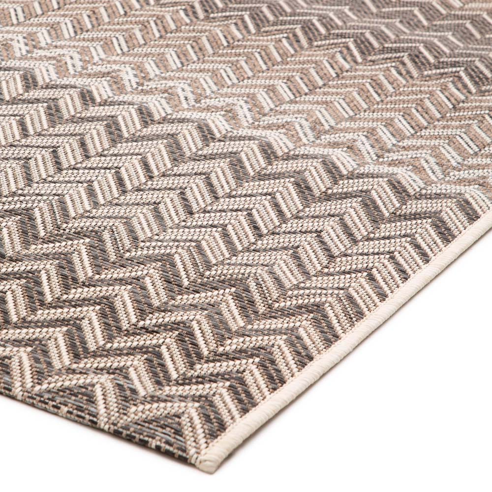 Ziggy Outdoor Carpet - Anthracite | Beige