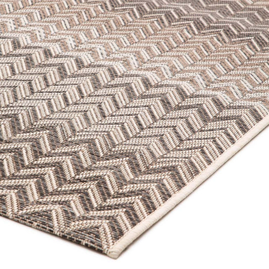 Ziggy Outdoor Carpet - Anthracite | Beige