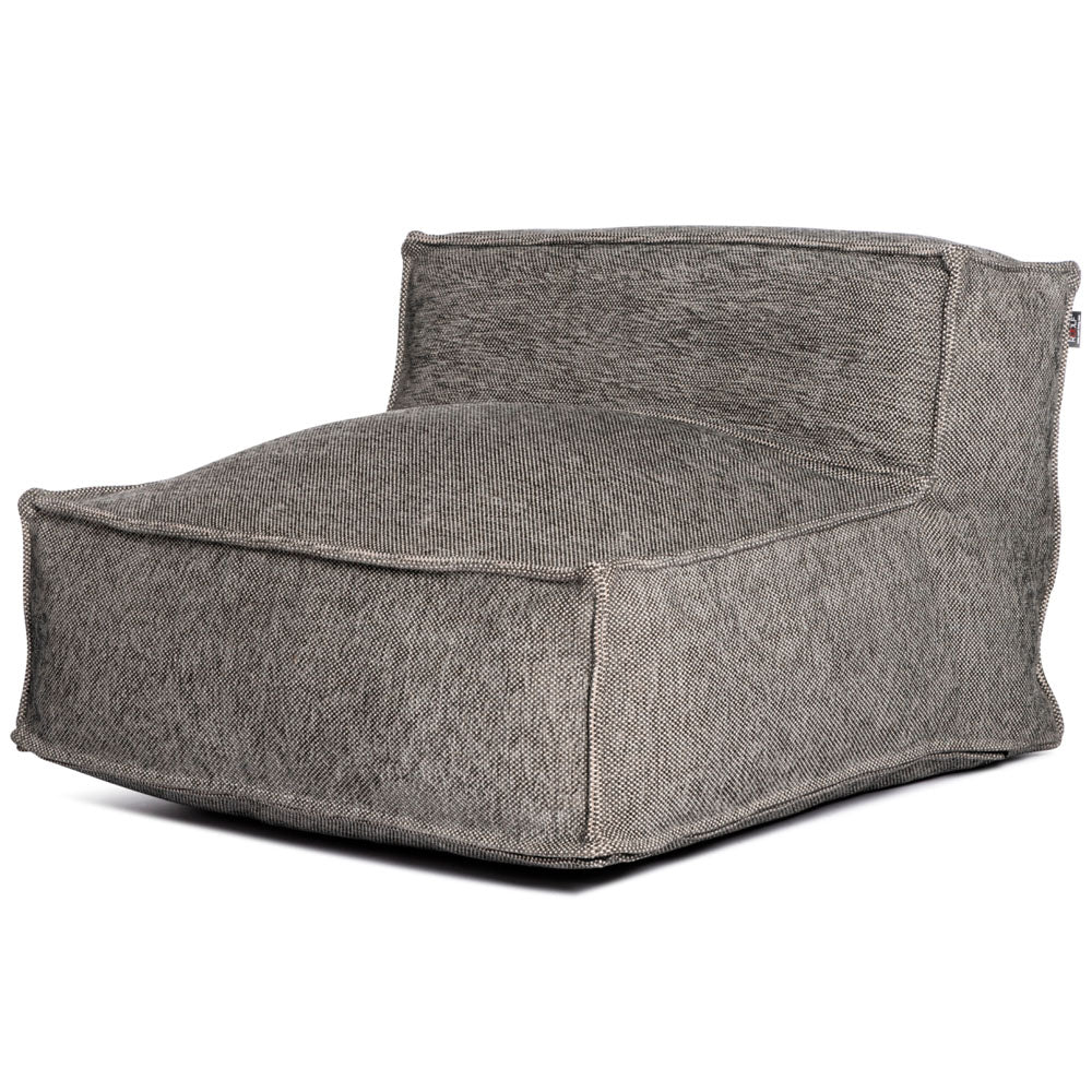Silky Single Seat Pouf - Grey