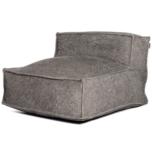 Silky Single Seat Pouf - Grey