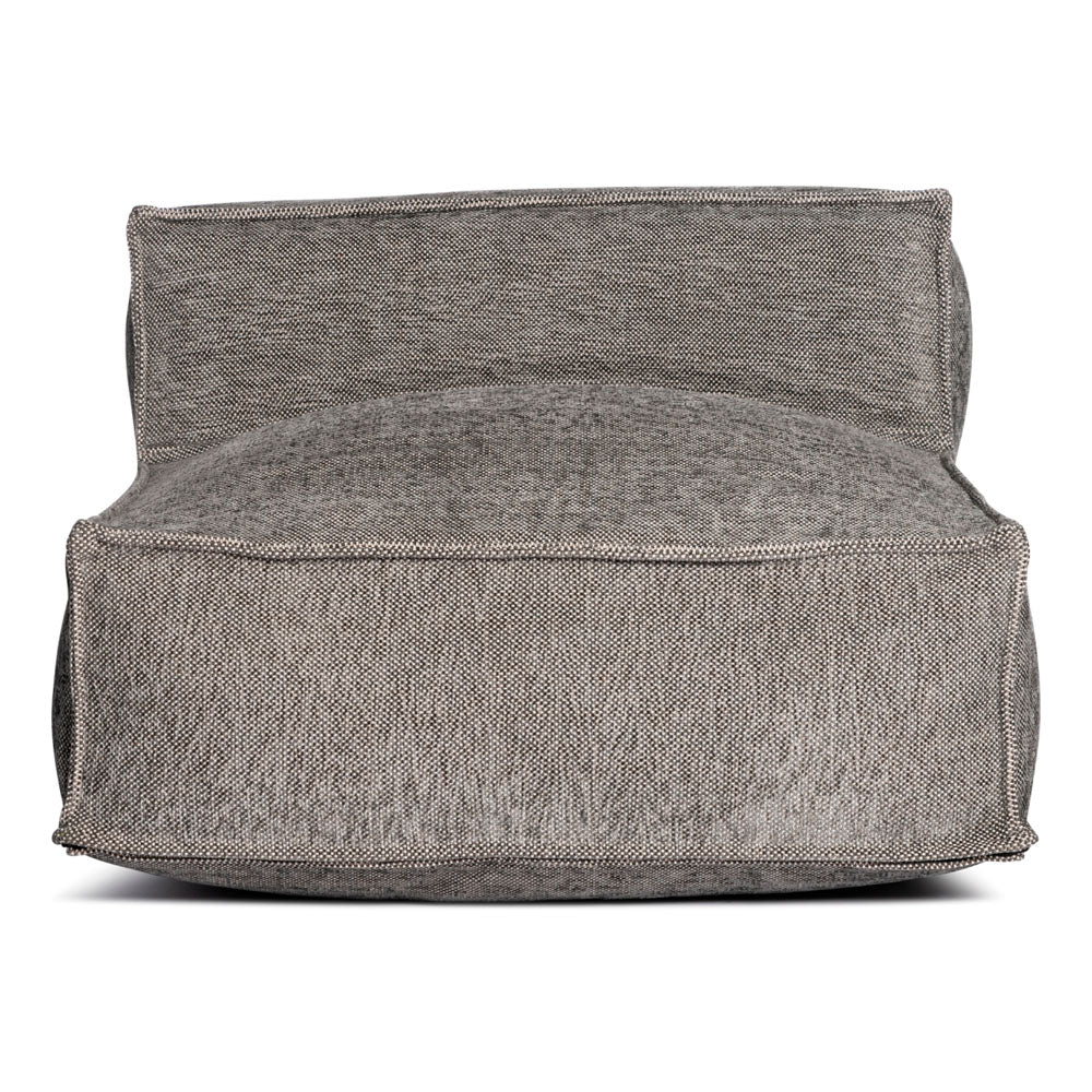 Silky Single Seat Pouf - Grey