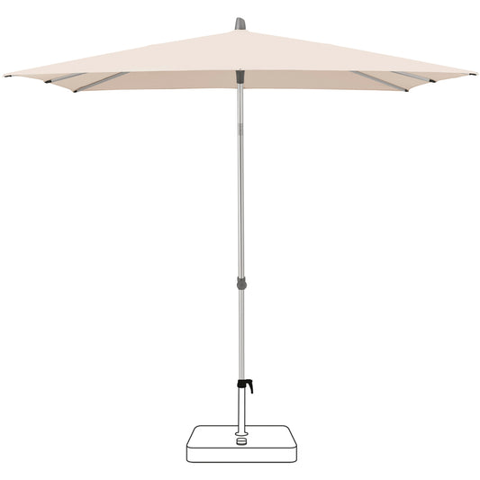 Alu-Smart Parasol 250x200 cm - Ecru