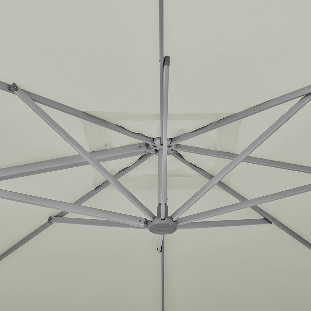 Varioflex Parasol 300x300 cm - Light grey