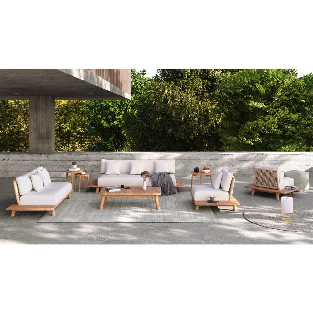 Rizza 3 Seater Teak Sofa