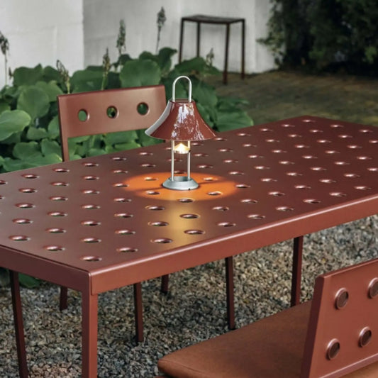 Mousqueton Portable Lamp - Iron red