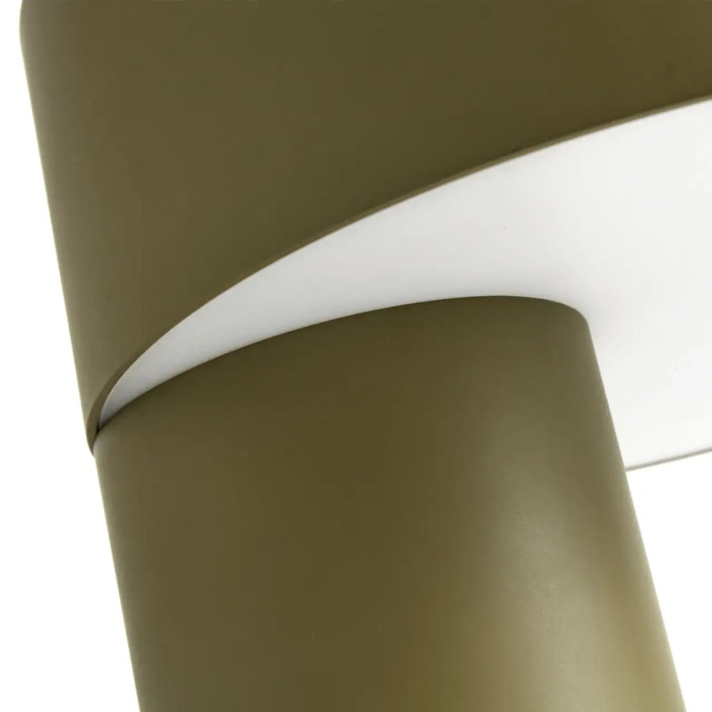 Slant Lamp - Khaki green