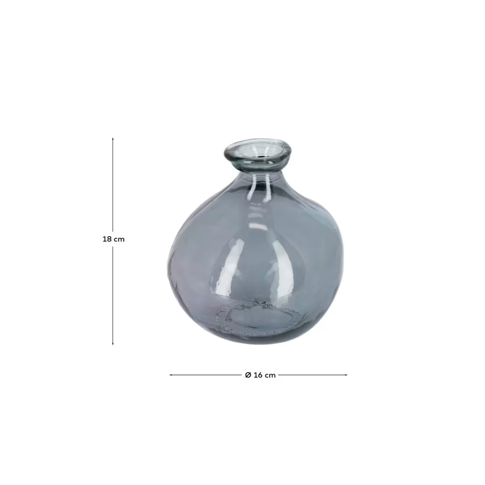 Brenna Blue Vase 18 cm