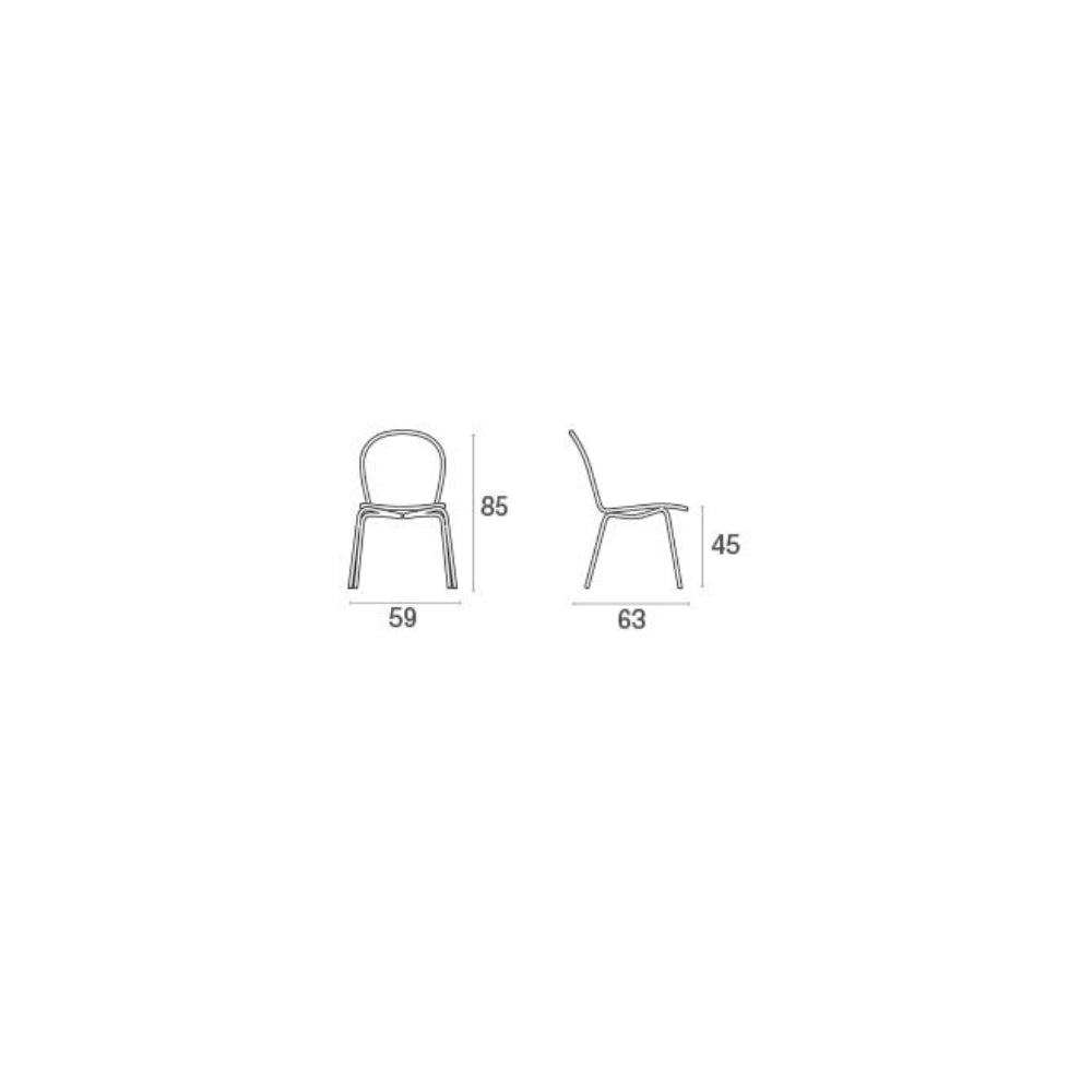 Ronda Chair - Antique iron