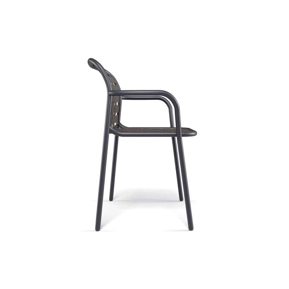 Yard Armchair 58x55 cm - Black | Grey Black