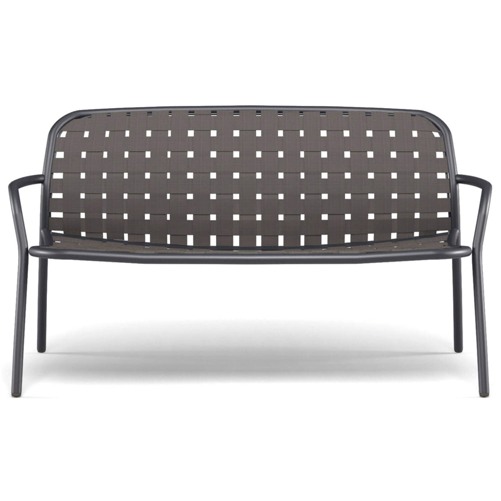 Yard 2-Seater Sofa - Black|Grey black