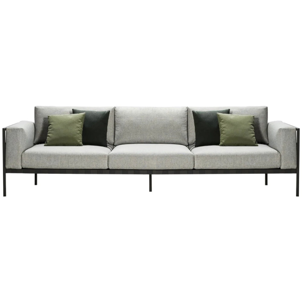 Natal Alu 3-Seater Sofa - Wengé