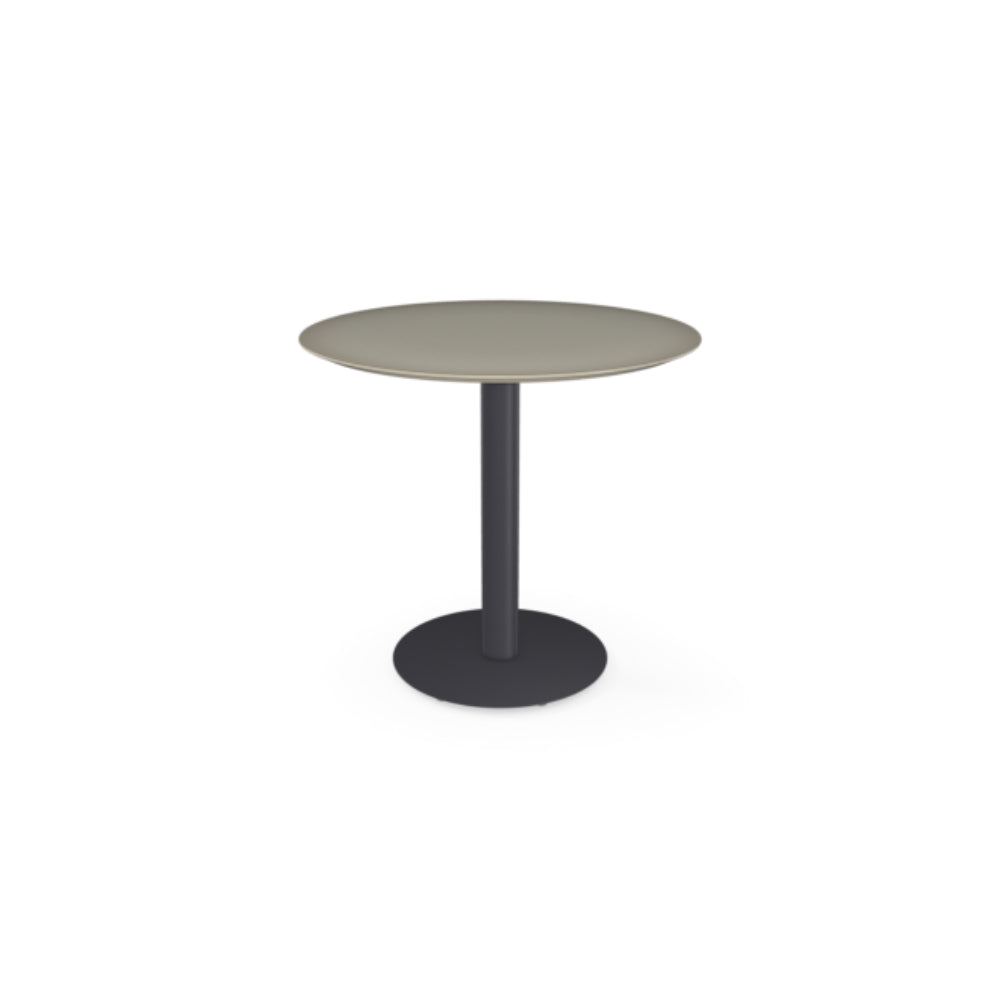 T-Table Diam. 80 cm - Wengé|Sabbia