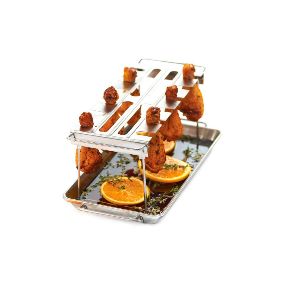 Stainless Steel Drumstick and Wing Rack