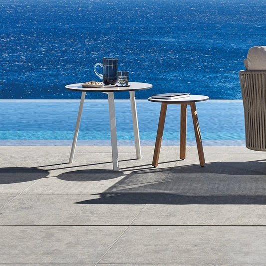 Easy Fit Side Table Elite 42 cm diam. - White
