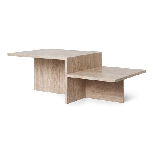 Distinct Coffee Table - Travertine