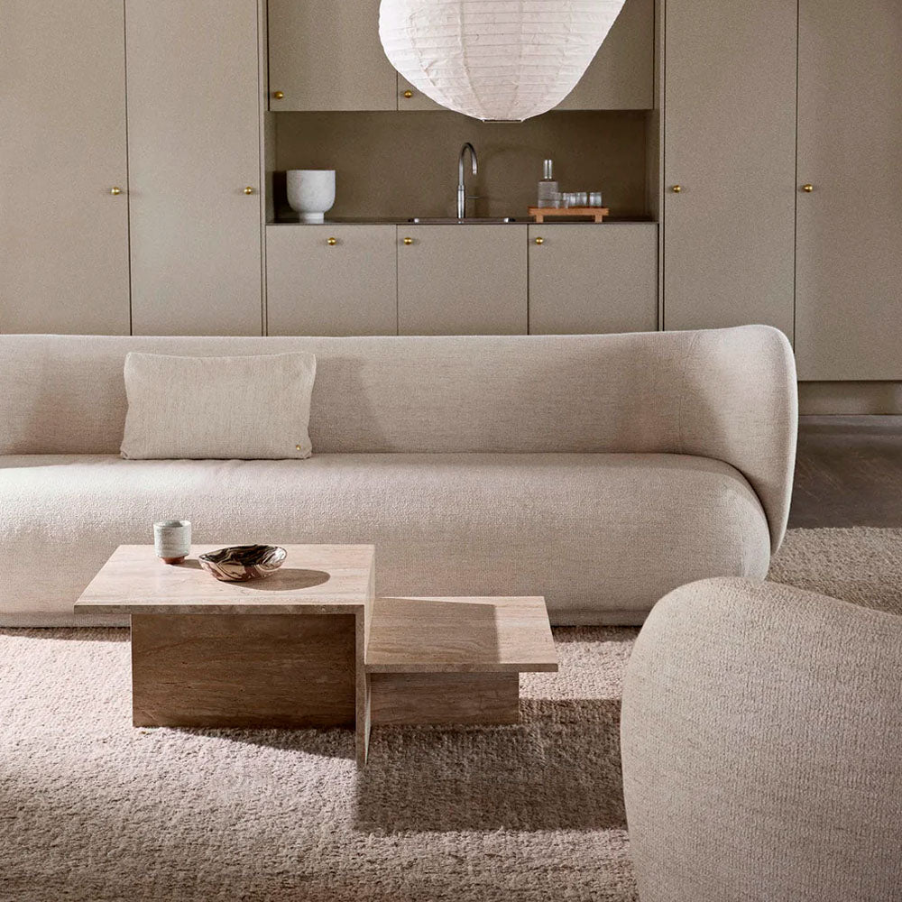 Distinct Coffee Table - Travertine