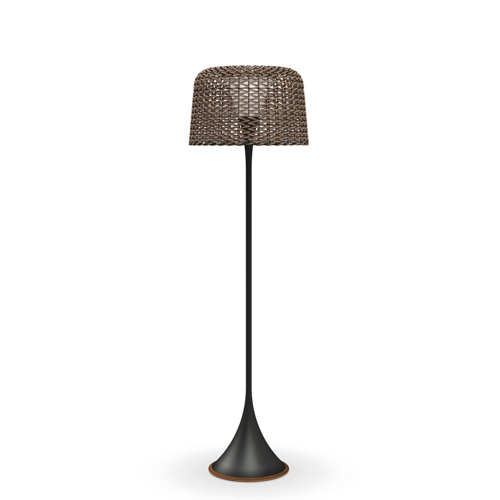 Gloster Mesh Tall Lantern - Meteor