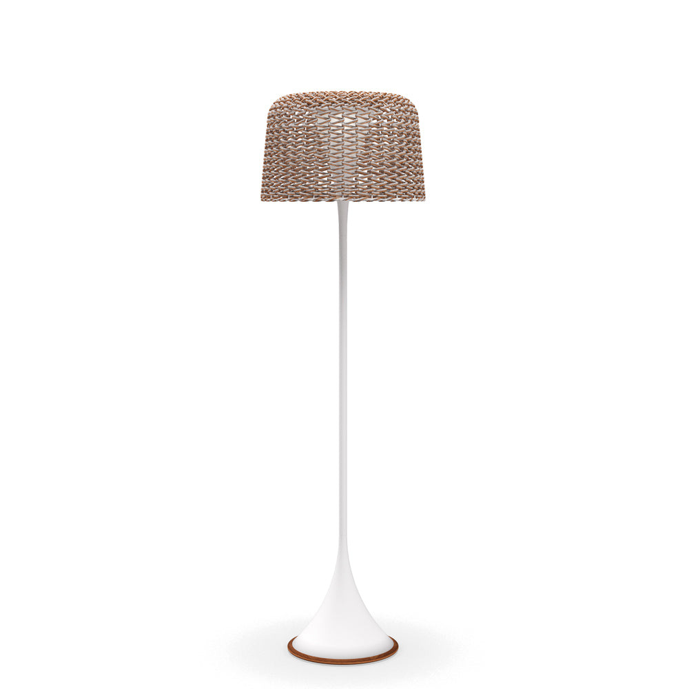 Gloster Mesh Tall Lantern - White