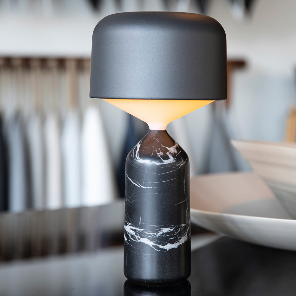 Gloster Pebble Lamp - Carbon Stone