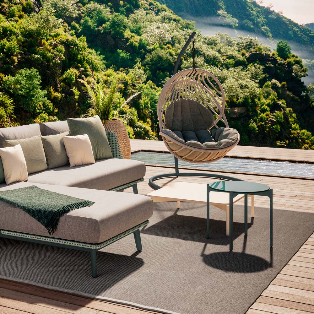 Kida Hanging Lounge Chair with Base - Ease Touch