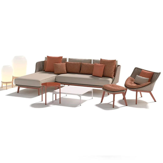 Mbrace Alu Lounge Chair - Arabica