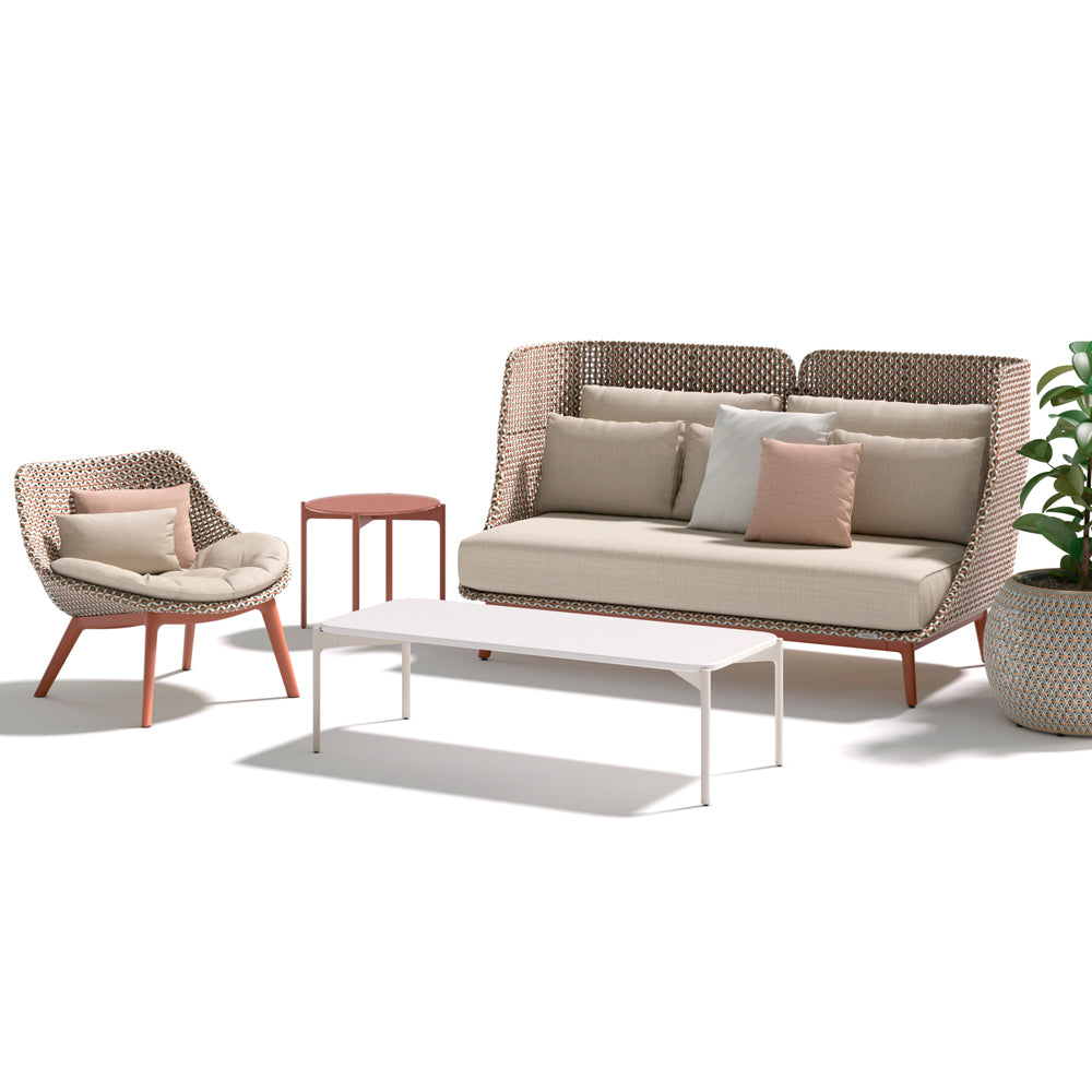 Mbarq 3-Seater High Backrest Sofa - Pepper