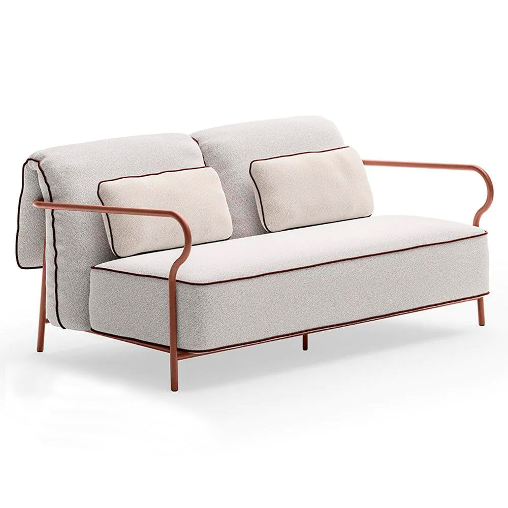 Salò 2-Seater Sofa with Seat and Backrest Cushion