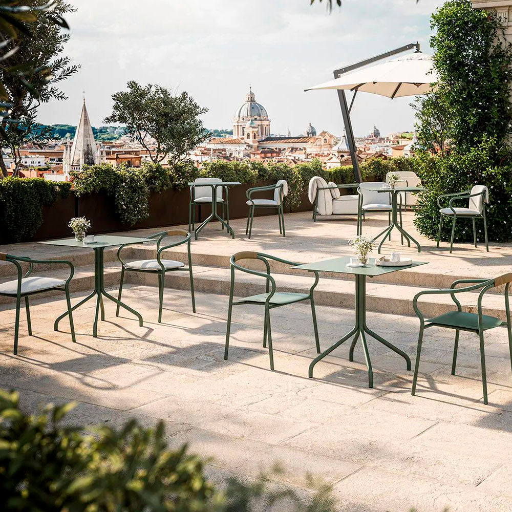 Salò Chair with Seat and Backrest Cushion