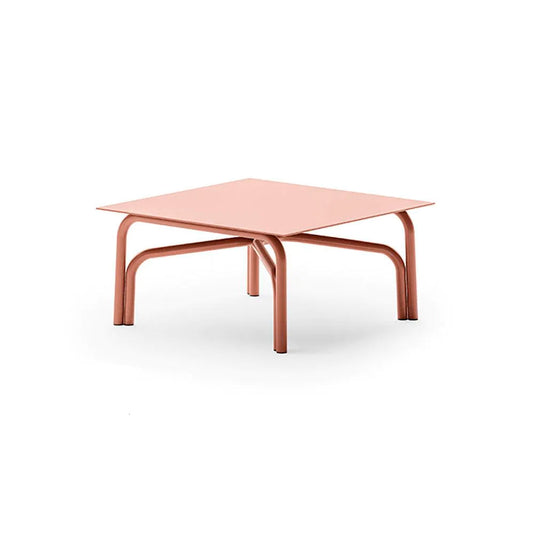 Salò Square Coffee Table in Aluminum